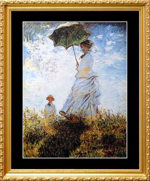 Claude Monet, Woman With A Parasol