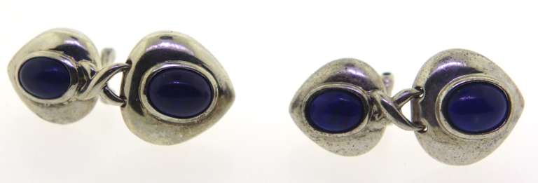 Sterling Silver Lapis Earrings