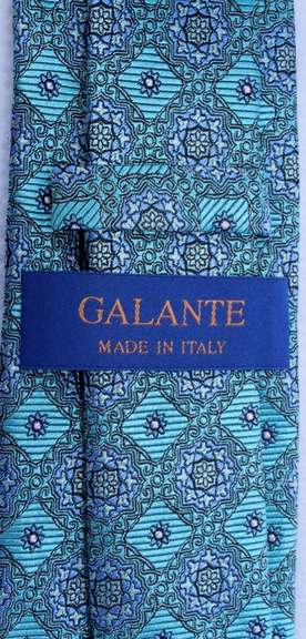 Fine Quality Italian Hand Made Silk Tie By Galante