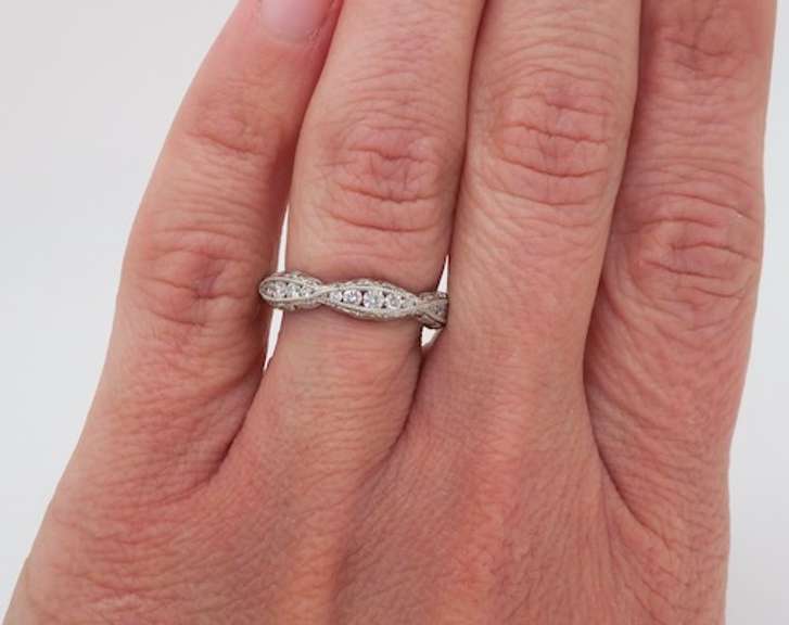 Platinum Tacori Diamond Eternity Band