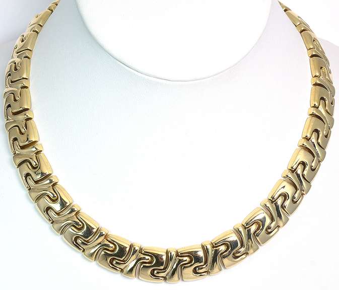 Chunky Link Necklace in 14KT Yellow Gold