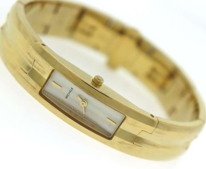 Vintage Michele Gold Tone Watch