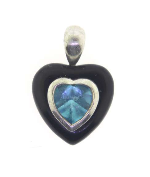 Sterling Silver Heart Set Of Three Heart Pendant