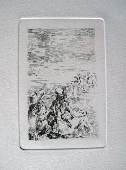 Pierre Auguste Renoir, 'Sur La Plage' Etching