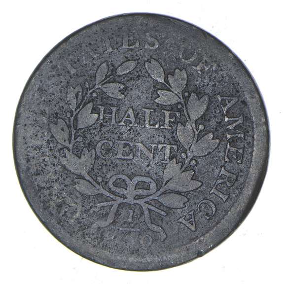 1806 Draped Bust Half Cent - C-2 - Circulated