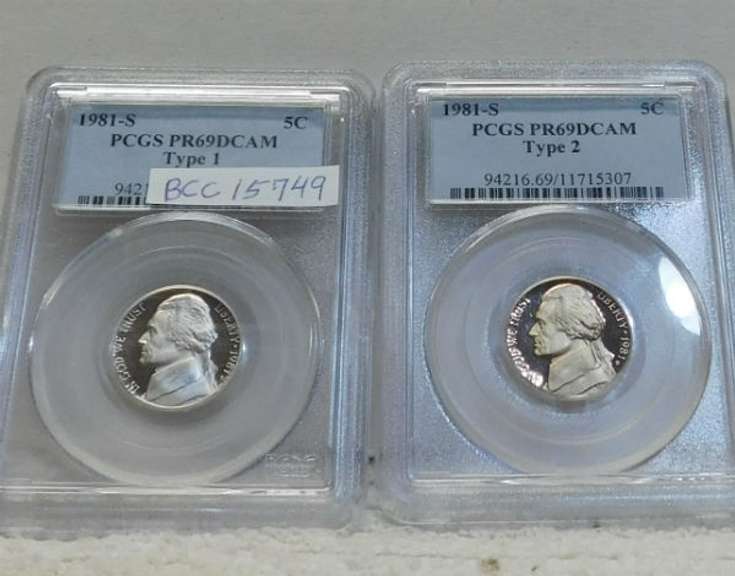 1981-S Ty 1 & Ty 2 PRF Jeff Nic PCGS PR 69 DCam