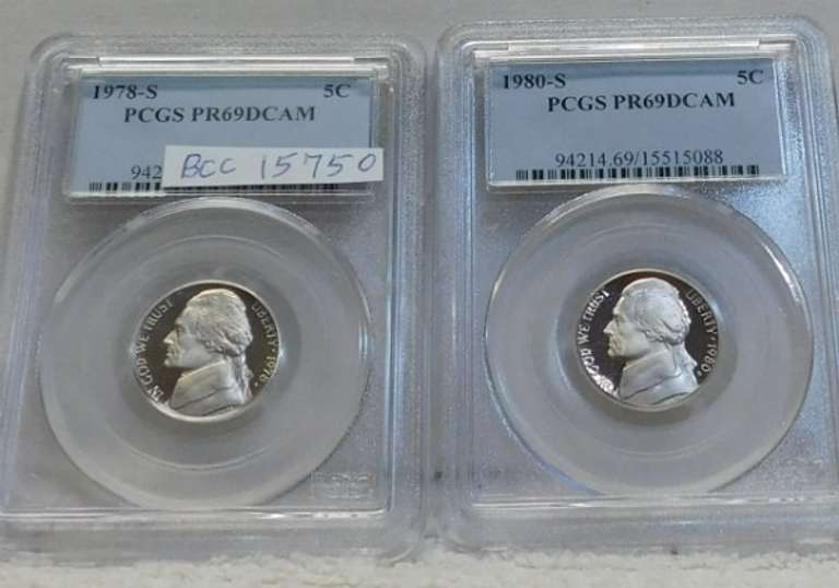 1978-S & 1980-S PRF Jeff Nic PCGS PR 69 DCam
