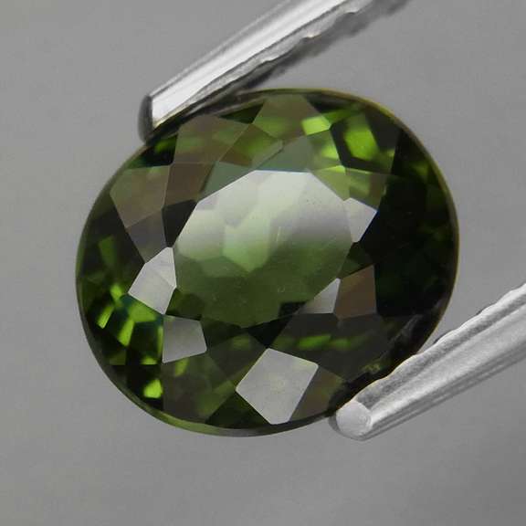 Rich pine green 1.28ct natural green Tourmaline