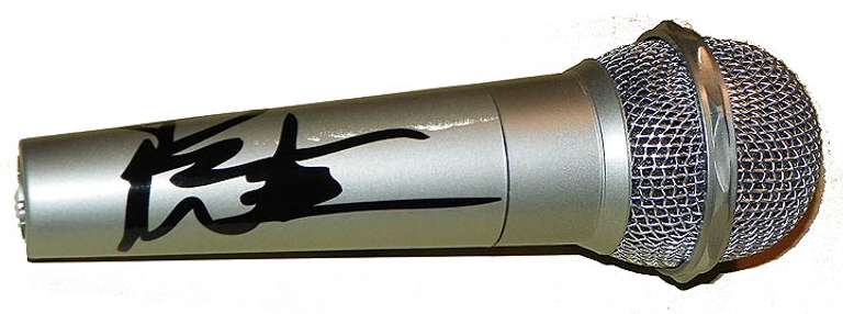 Dave Matthews Signed Facsimile Microphone