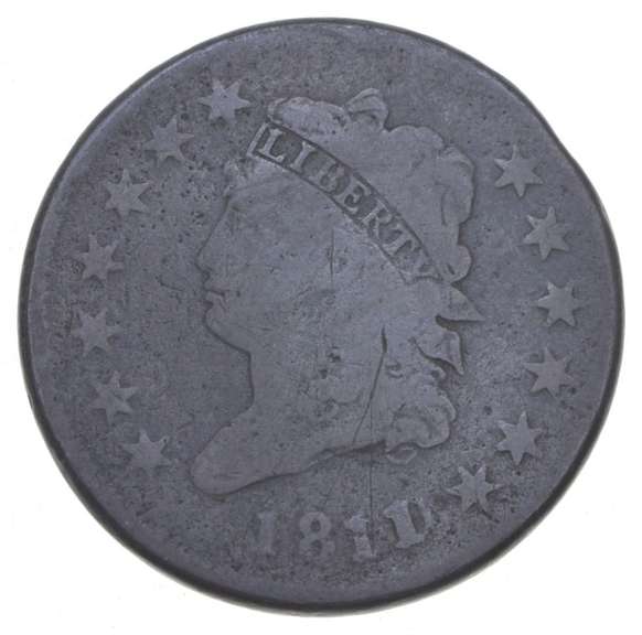 1811 Classic Head Large Cent - Circulated