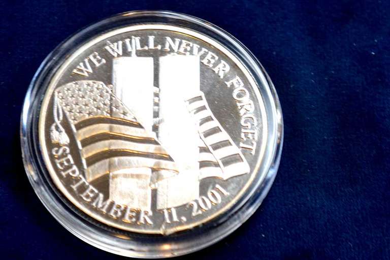 911 One Year Memorial Silver  Ounce Silver Round