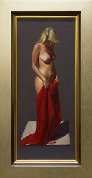 Gorgeous Nude with Red Cloth