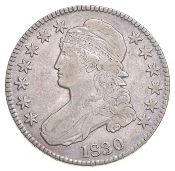 1830 Capped Bust Half Dollar - Small 0