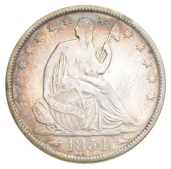 1854-O Seated Liberty Half Dollar