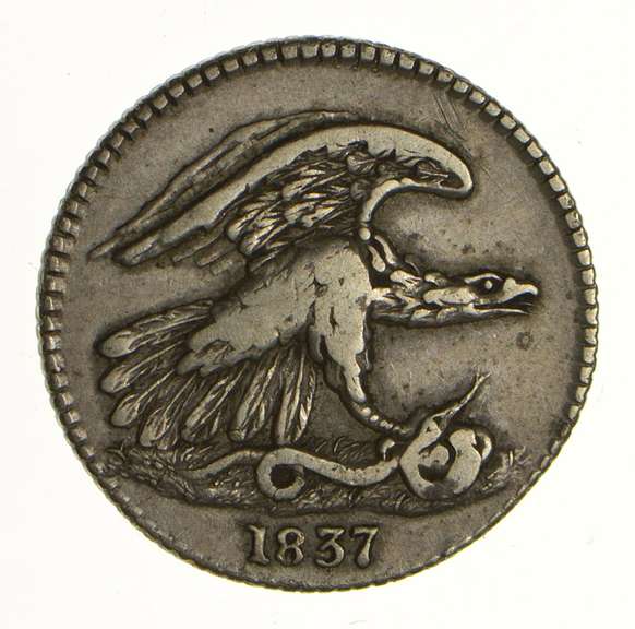 1837 Feuchtwanger Token - 6|I - Circulated