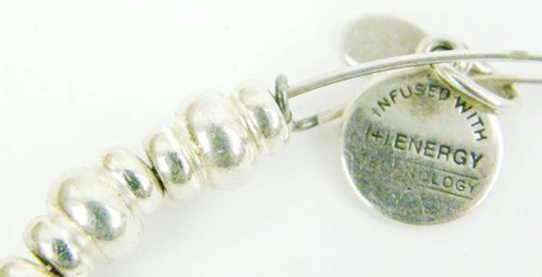 Alex and Ani Energy Sterling Bead Bangle Bracelet