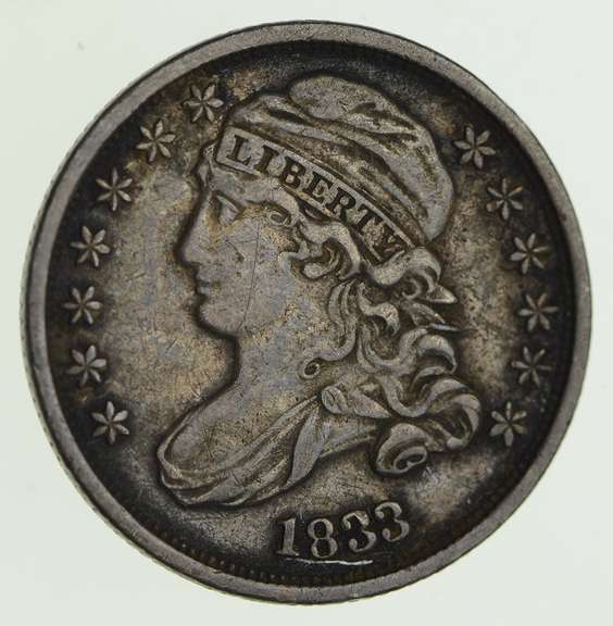 1833 Capped Bust Dime - Circulated