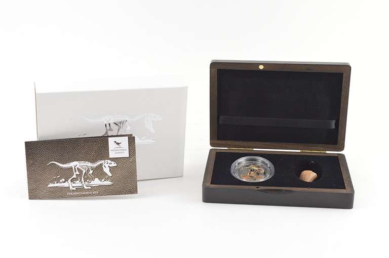 2014 Republic Of Congo 1500 Franc 2 Oz Silver Coin & Talon Set - Box
