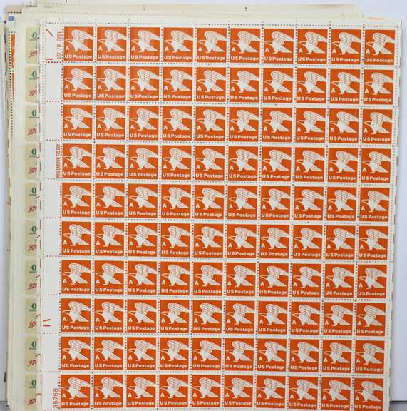 $ 176.20 Face Value In Mint 10 Cent US Comm Sheets