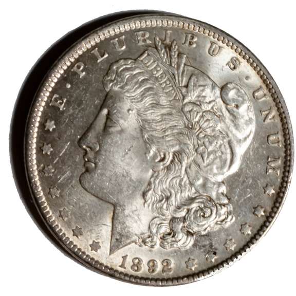 1892 Morgan Silver Dollar