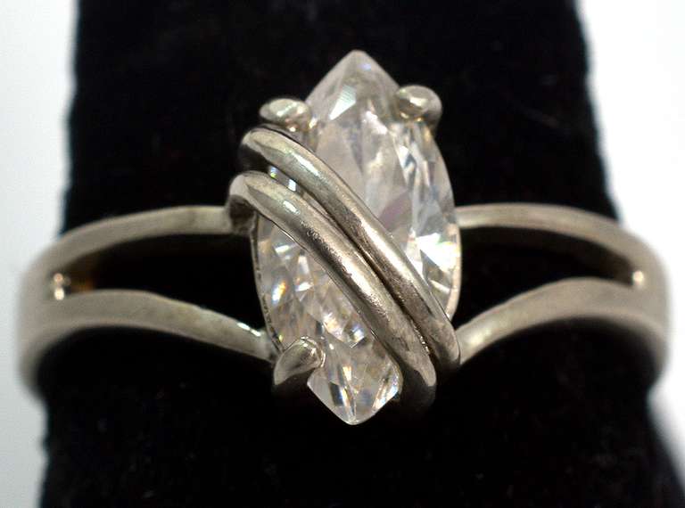 Sterling Silver CZ Ring