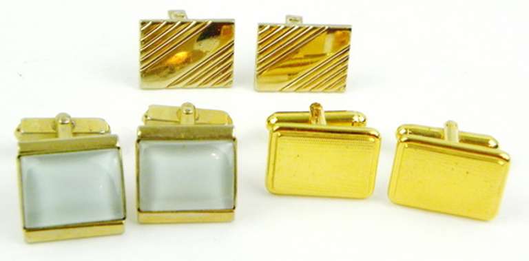Estate Lot of 5 Vintage Cuff Links