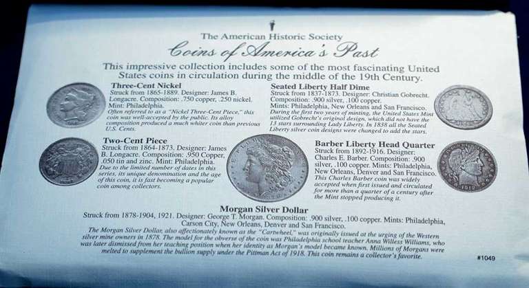Coins Of Americas Past Set