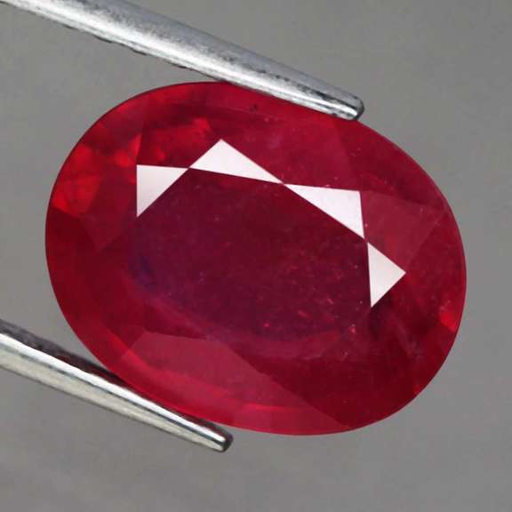 Rich blood red 3.69ct Ruby from Madagascar