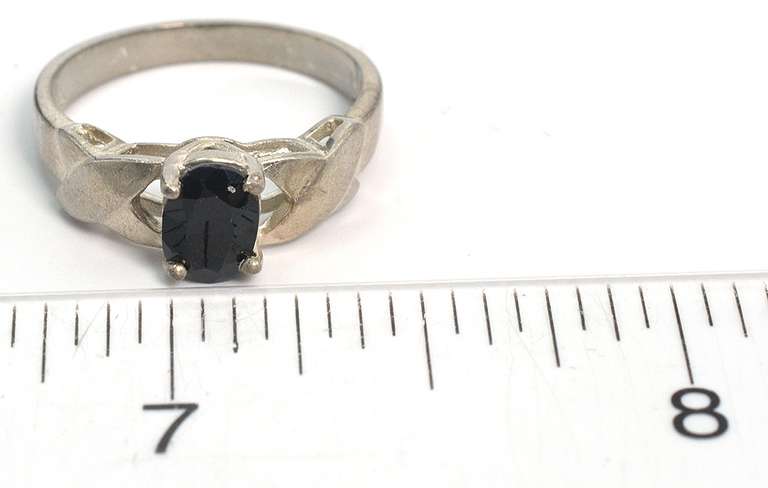 Sterling Silver Midnight Sapphire