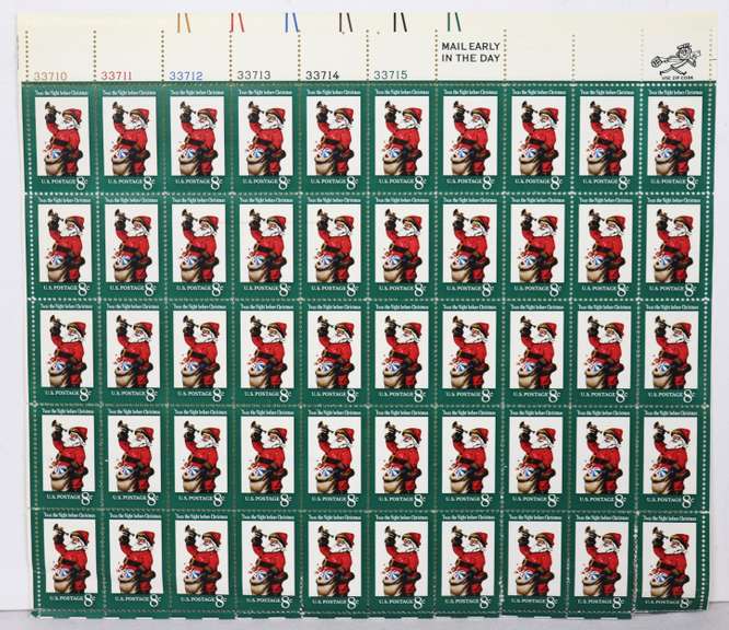 $ 99.86 Face Value Mint 6 8 & 10 Cent US Comm Sheets