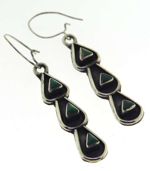 Unique Group Lot of Sterling Silver Turquoise Jewelry