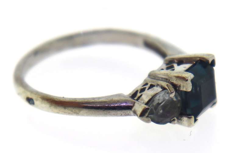Sterling Silver London Blue Topaz Ring