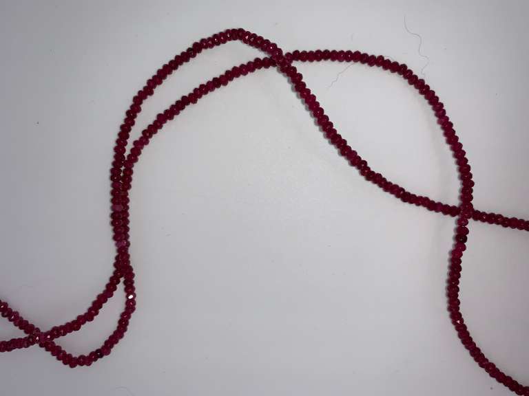 Rare Unique Ruby, Gemstone, & Carved Pendant Necklace