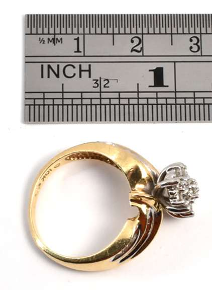 Cluster Ring with 43 Diamonds