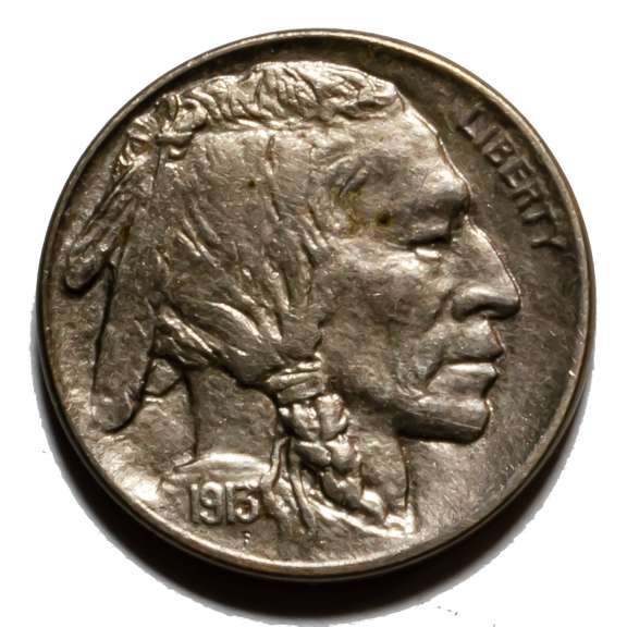 1913 D Raised Mound BU Buffalo Nickel
