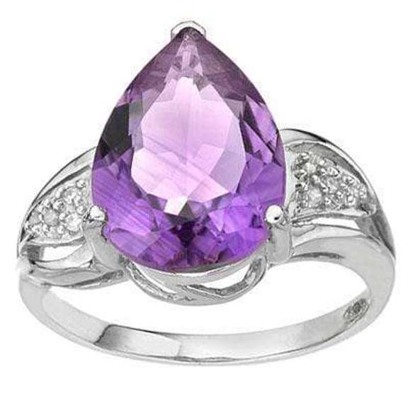 Sterling Silver Amethyst Ring
