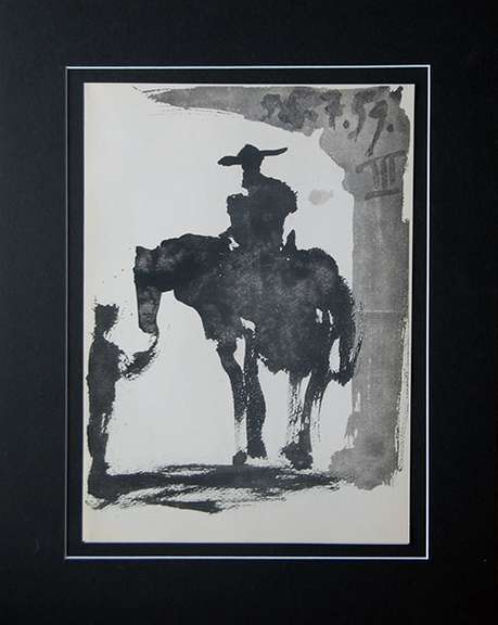 PICASSO LITHOGRAPH FROM 'TOROS Y TOREROS' CIRCA 1962