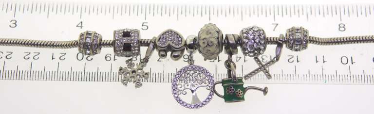 Sterling Silver Charm Bracelet