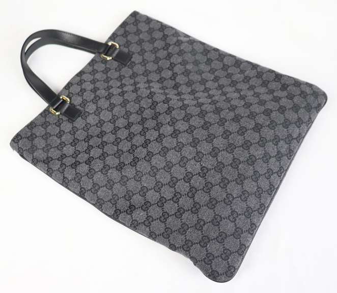Gucci Flat Top Handle Laptop Handbag