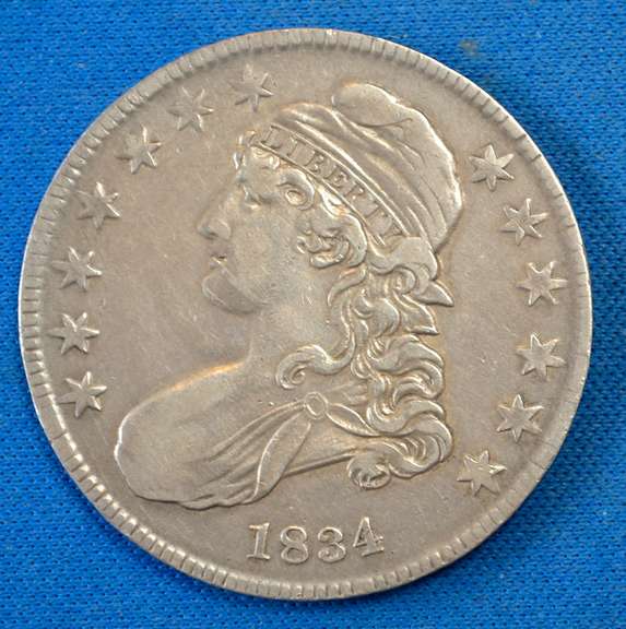 1834 Bust Half Dollar Circulated
