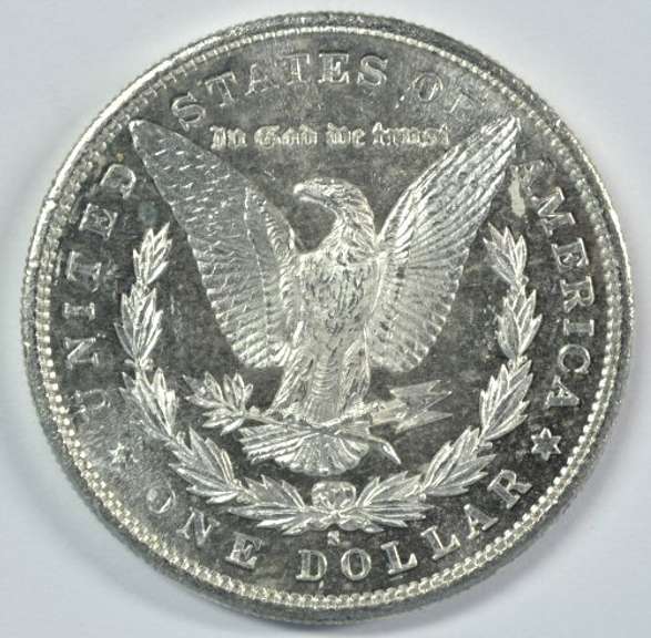 DMPL Cameo BU 1881-S Morgan Silver Dollar
