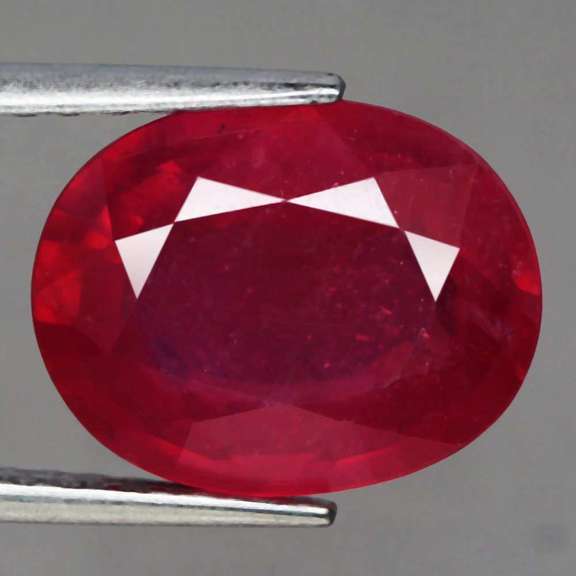 Rich blood red 3.69ct Ruby from Madagascar