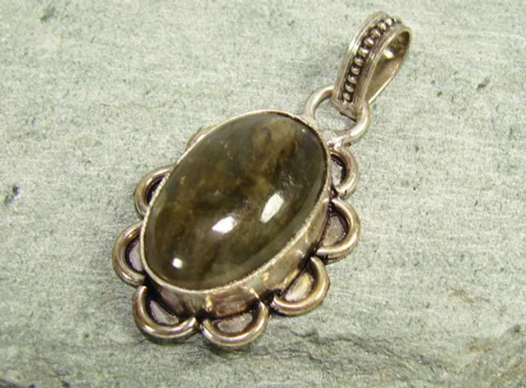 Magical Large Natural Stone Ethnic Handcrafted Pendant