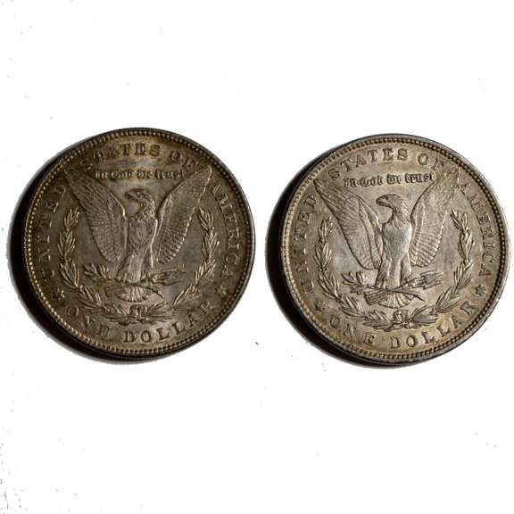 1878 Reverse of 78 &79 Morgan Dollars