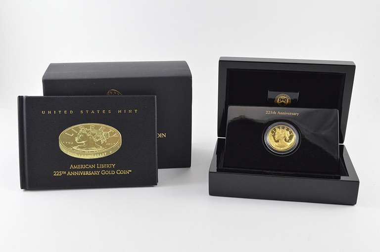 2017-W $100 American Liberty 225th Anniversary .999 Fine Gold Coin Pf