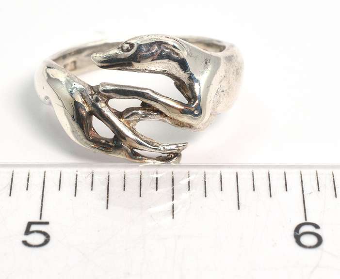 Sterling Silver Greyhound Ring