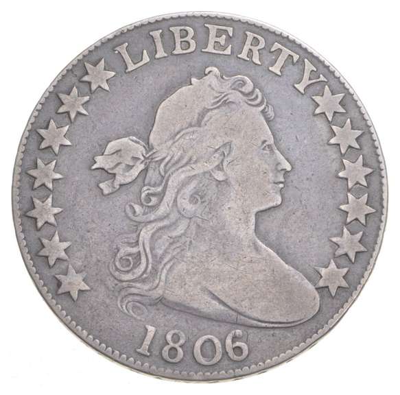 1806 Draped Bust Half Dollar 06/5