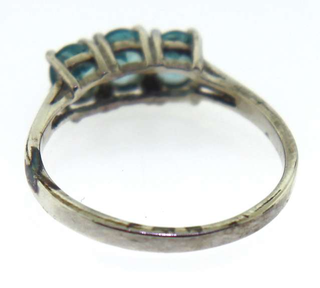 Sterling Silver Blue Topaz Ring