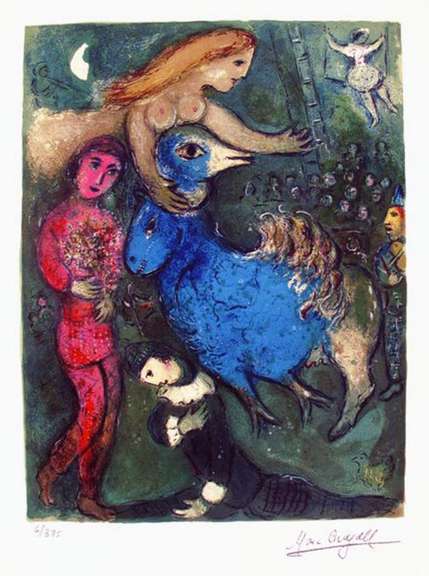 Limited Edition Marc Chagall Circus Frontispiece