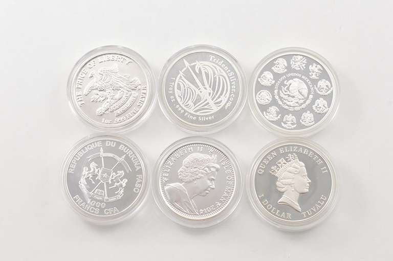 2011 Mexico 2011 Tuvalu $1 2014 Isle Of Man 2014 Burkina Faso Silver